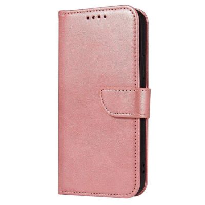 2. Magnet Case elegante Hülle mit Überschlag und Standfunktion für Samsung Galaxy A73 pink