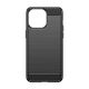 5. Flexible Carbon-Musterhülle für iPhone 15 Pro Max Carbon Case – Blau