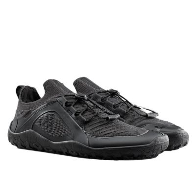 Vivobarefoot PRIMUS TRAIL KNIT FG Herrenschuhe Obsidian/Obsidian (309099-21)