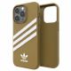 7. Adidas OR Molded Case PU für iPhone 13 Pro / iPhone 13 - Beige und Gold