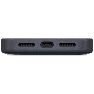 4. UNIQ Lyden DS Hülle für iPhone 17 Pro Max mit Magclick-Ladefunktion – Blau und Schwarz