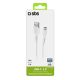 3. SBS TECABLEMICROC15W USB-A – USB-C-Kabel 1,5 m – Weiß