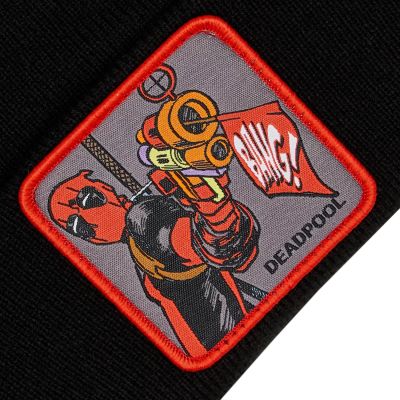 3. Capslab Marvel Deadpool Mütze CL-MAR-1-BON1-BAN1 Schwarz One size