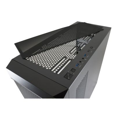 10. LC-Power Gaming 804B – Midi-Tower – PC-Gehäuse – ATX – Micro-ATX – Mini-ITX – Metall – Kunststoff – Gehärtetes Glas – 16 cm