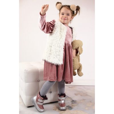8. Kornecki Jr KOR6895B Wasserdichte Schneestiefel mit Klettverschlussmembran