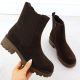 9. Braune Damen-Lederstiefeletten Chelsea-Boots Sergio Leone TR25733-S