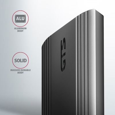 5. Axagon EEM2-GTS2 SSD-Festplattengehäuse Schwarz M.2