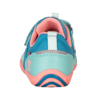 5. Trollkids Skaland Barfußwanderschuhe Hafenblau/Aquamarin Nebel/Rosa Pfingstrose