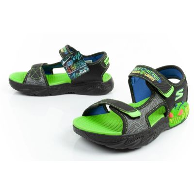29. Skechers Jr. 400614L/BKLM Sandalen