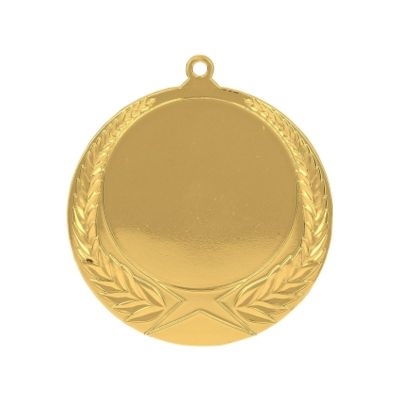Allgemeine Goldmedaille mit Platz für ein 50-mm-Emblem – Stahlmedaille