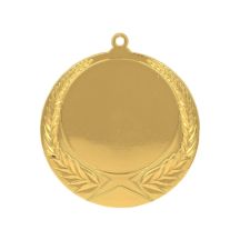 Allgemeine Goldmedaille mit Platz für ein 50-mm-Emblem – Stahlmedaille