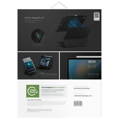 8. Uniq Axel Hülle für iPad Air 13" 2024 / 2025 / iPad Pro 13" 2024 - Schwarz