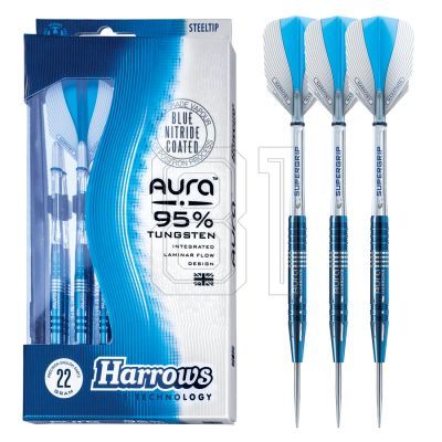 9. Harrows Aura Darts 95% Steeltip HS-TNK-000013651