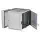 4. Extralink 12U 600x600 AZH Grauer Rack-Schrank, Wandmontage, zweiteilig