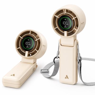 3. Aecooly Halo 02 Tragbarer Handventilator, Beige