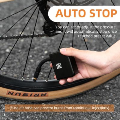 3. Rockbros Mini-Elektropumpe AS1 PRO 120 PSI