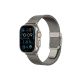 AmazingThing Titan Premium Metallarmband für Apple Watch 38/40/41/42/44/45/46/49 mm – Silber