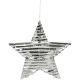 2. DEKORATIVER STERN 20 LED 30 CM SILBER