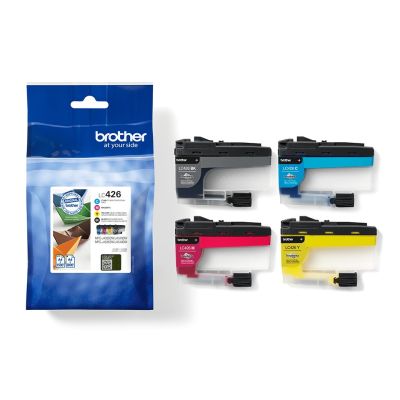 3. Brother LC-426VAL 4er-Pack Tinte: Schwarz, Cyan, Magenta, Gelb
