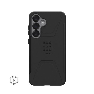 2. UAG Civilian Pro - Schutzhülle für Samsung Galaxy S25+ 5G mit integriertem Magnetmodul (schwarz)