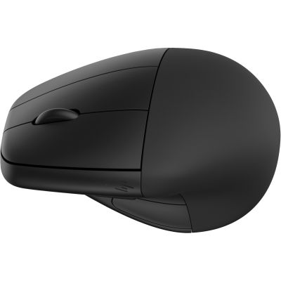 HP 920 Ergonomische Vertikalmaus Schwarz Kabellos Schwarz
