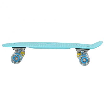 4. Plastik-Skateboard 22" Led Enero blau 1007366