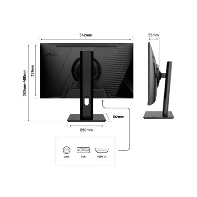 7. Japanischer Monitor 60,5 cm JN-IPS2382FHDR-HSP 16:9 HDMI/VGA FHD