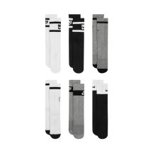 Nike Everyday Cush Crew Youth 6PR Socken, weiß, grau, schwarz CK7302 901
