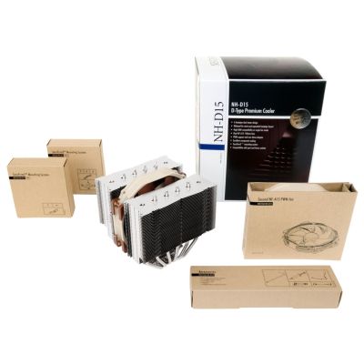 11. CPU-Kühler NOCTUA NH-D15 2 x 140 mm AMD, Intel
