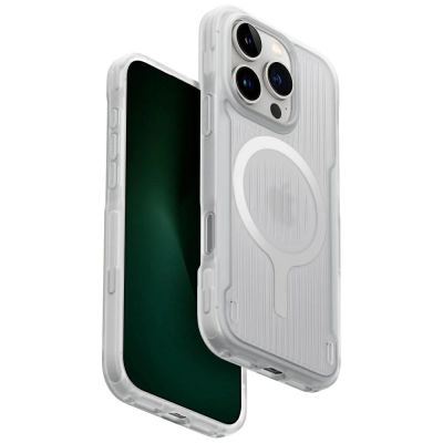 Uniq Combat Active Magclick Ladehülle für iPhone 16 Pro - Weiß