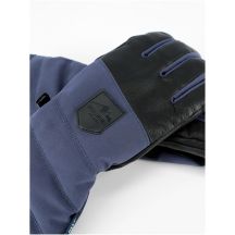 Damen-Skihandschuhe VIKING Norvika Ski Lady, marineblau mit schwarzem Leder