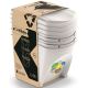 Mülltonnen 25 l Sortibox Set 3-teilig, grau