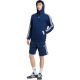 6. adidas Essentials Herren-Hoodie mit 3 Streifen aus French Terry, Marineblau, KY4203