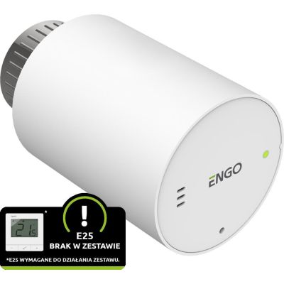 ENGO Controls ETRV-M30 Heizkörperkopf – kabellos, elektronisch, M30x1,5, batteriebetrieben, weiß