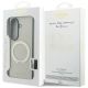 8. Guess Magnetische Ringständer-Hülle mit genarbtem Logo und MagSafe-Design für Samsung Galaxy Z Fold 8 Ultra – Beige