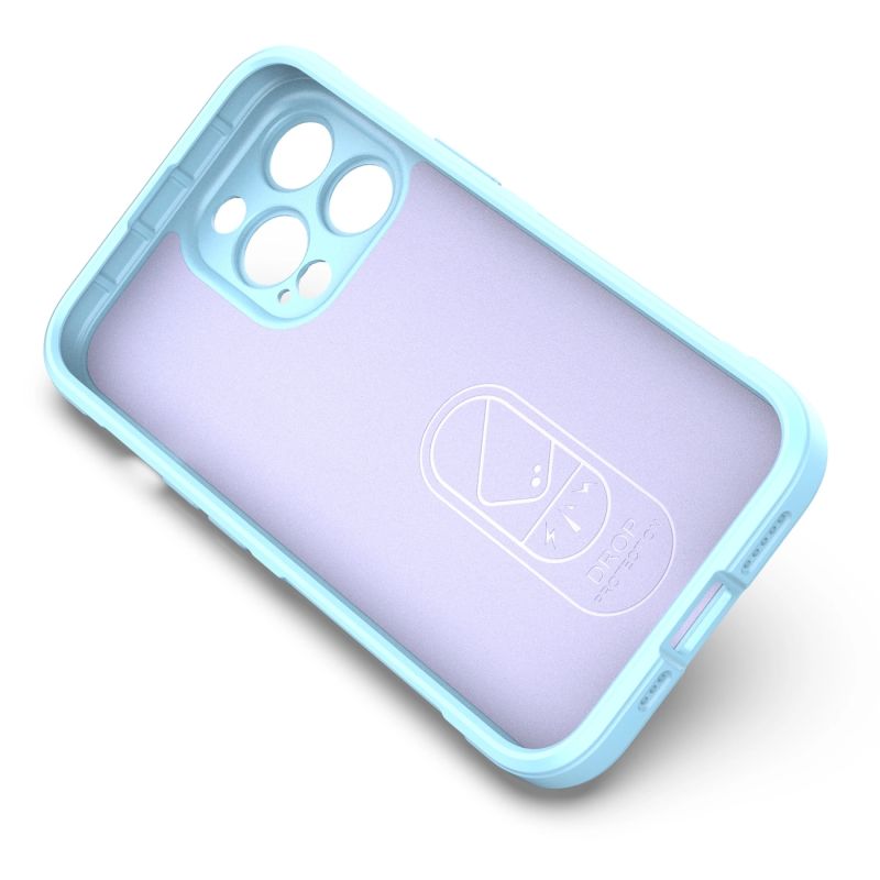 2. Magic Shield Case für iPhone 13 Pro flexible gepanzerte Hülle hellblau