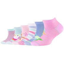 Skechers 6PPK Mädchen Casual Fancy Sneaker Socken SK43081-1001 Mehrfarbig 35-38