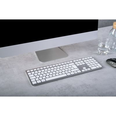 Kabellose Tastatur für Mac KW 9100 Slim Wireless Silber Deutschland