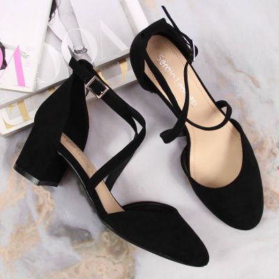 3. Sergio Leone W SK365A schwarze Riemchensandalen 