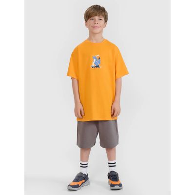 4. Jungen-T-Shirt mit Aufdruck 4F 4FJRSS25TTSHM2641-70S