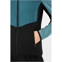 VIKING Creek Hoodie Bambus-Damenjacke mit Kapuze und Reißverschluss, Türkis XS