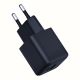 5. 3mk Hyper GaN Ladegerät 20W QC4+ PD PPS USB-C USB-A Wandladegerät - Schwarz