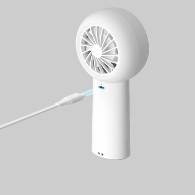 11. Jisulife Handventilator Life5 Plus 4000mAh Tragbarer Mini-Gebläse-USB-Ventilator - Weiß