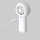11. Jisulife Handventilator Life5 Plus 4000mAh Tragbarer Mini-Gebläse-USB-Ventilator - Weiß