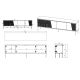 4. TV-Schrank ABI 4D 200x38x62 schwarz matt