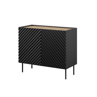 2D ONDA Kommode 98x45x85 schwarz