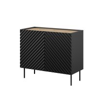 2D ONDA Kommode 98x45x85 schwarz