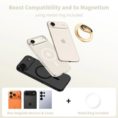4. Tech-Protect MMR400 Lamano Magnetring für Handys – Gold
