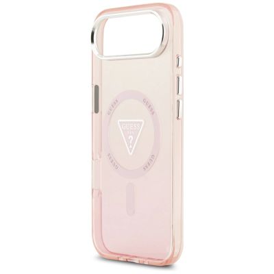 6. Guess IML Gradient Triangle Logo MagSafe iPhone Air Hülle - Pink