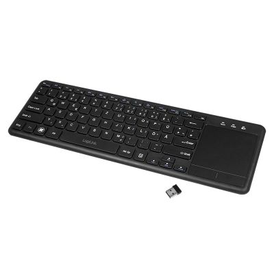 2. LogiLink ID0188 Tastatur Home RF kabellos QWERTZ Schwarz